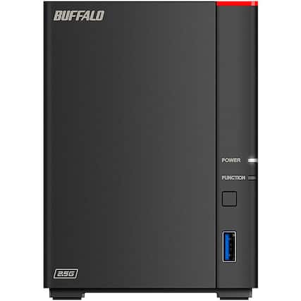 Front. Buffalo Technology - LinkStation SoHo 700 16TB External Network Attached Storage (NAS) - Black.