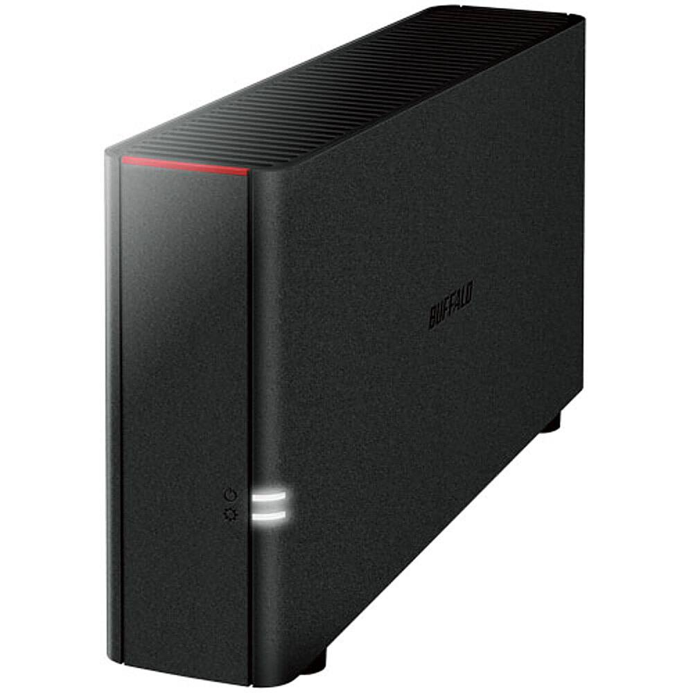 Front. Buffalo Technology - LinkStation 220 12TB External Network Attached Storage (NAS) - Black.