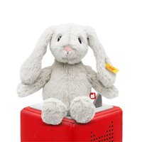 Tonies - Hoppie Rabbit Plush Audio Play Character from Steiff - White - Front_Zoom