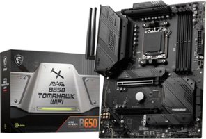 MSI - MAG B650 Tomahawk WIFI (Socket LGA 1718) USB 3.2 AMD Motherboard - Black - Front_Zoom