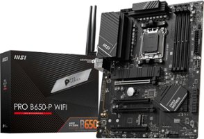 MSI - PRO B650-P WIFI (Socket LGA 1718) USB 3.2 AMD Motherboard - Black - Front_Zoom