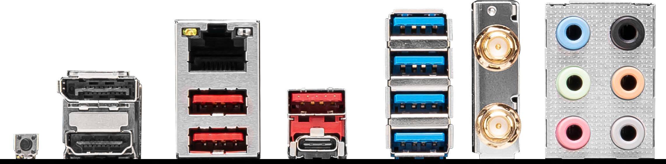 Alt View 12. MSI - PRO B650-P WIFI (Socket AM5) AMD B650 ATX DDR5 Wi-Fi 6E Motherboard - Black.