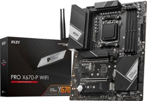 MSI - PRO X670-P WIFI (Socket LGA 1718) USB 3.2 AMD Motherboard - Black