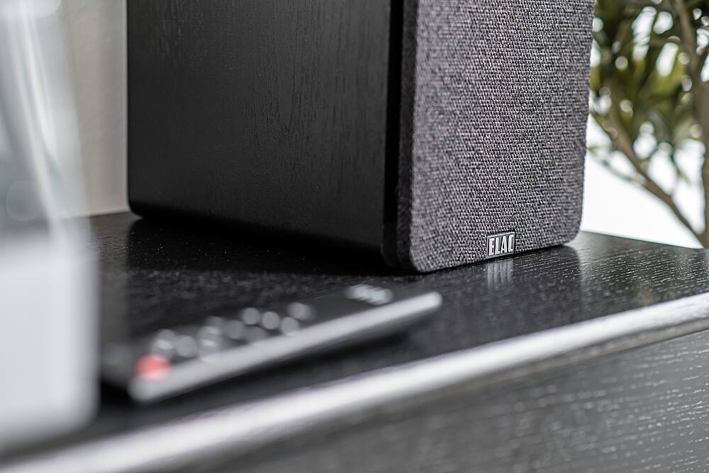 Alt View 24. ELAC - Debut Connex Powered Bookshelf Outdoor Speakers (Pair) with ARC - Black.