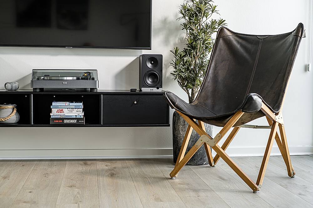 Alt View 26. ELAC - Debut Connex Powered Bookshelf Outdoor Speakers (Pair) with ARC - Black.