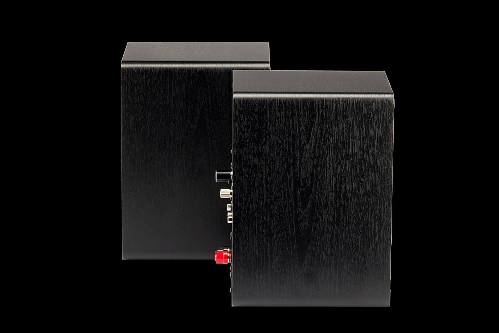 Alt View 18. ELAC - Debut Connex Powered Bookshelf Outdoor Speakers (Pair) with ARC - Black.