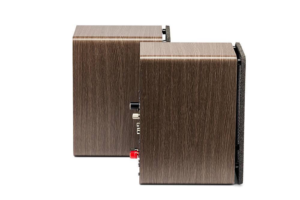 Alt View 11. ELAC - Debut Connex Powered Bookshelf Outdoor Speakers (Pair) with ARC - Walnut.