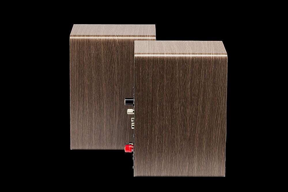 Alt View 12. ELAC - Debut Connex Powered Bookshelf Outdoor Speakers (Pair) with ARC - Walnut.