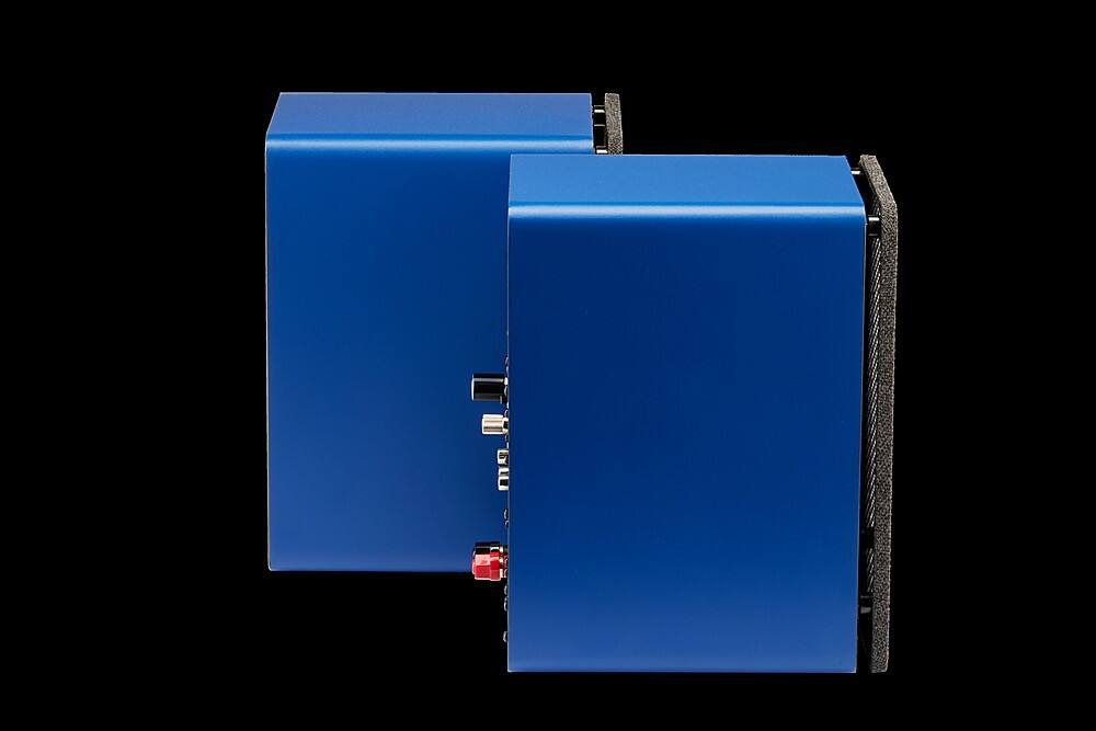 Alt View 12. ELAC - Debut Connex Powered Bookshelf Outdoor Speakers (Pair) with ARC - Blue.