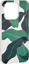 Angle. Insignia™ - Hard-Shell Case for iPhone 14 Pro - Tropical Leaves.