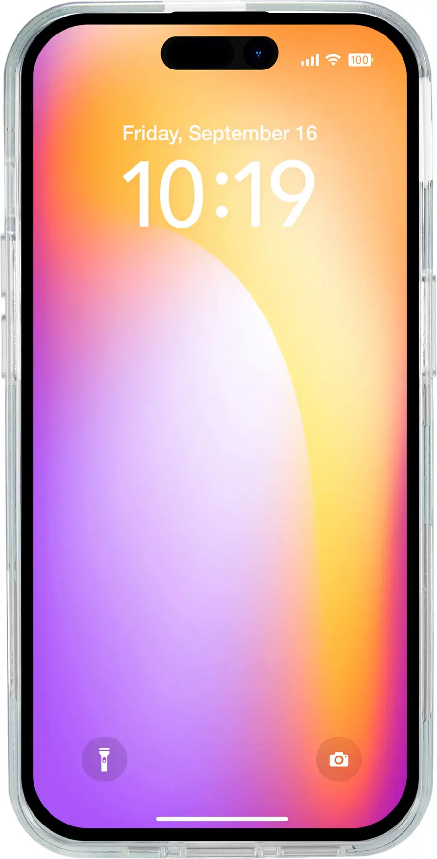 Alt View 11. Insignia™ - Hard-Shell Case for iPhone 14 Pro - Tropical Leaves.