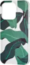 Left. Insignia™ - Hard-Shell Case for iPhone 14 Pro - Tropical Leaves.