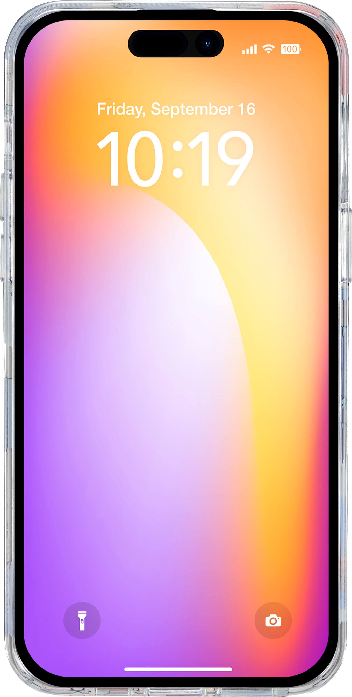 Alt View 11. Insignia™ - Hard-Shell Case for iPhone 14 Pro - Spring Flowers.