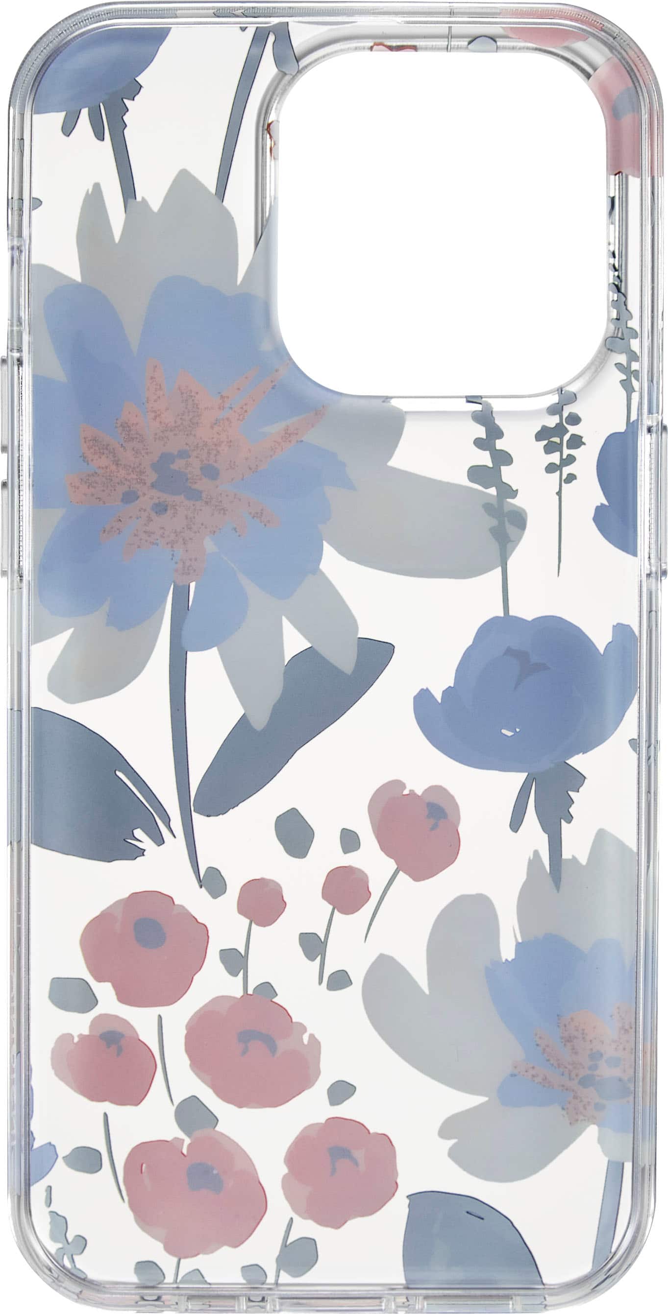 Alt View 1. Insignia™ - Hard-Shell Case for iPhone 14 Pro - Spring Flowers.