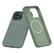 Alt View 13. Insignia™ - Silicone Case with MagSafe for iPhone 14 Pro - Green.