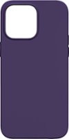 Insignia™ - Silicone Case with MagSafe for iPhone 14 Pro - Deep Purple - Front_Zoom