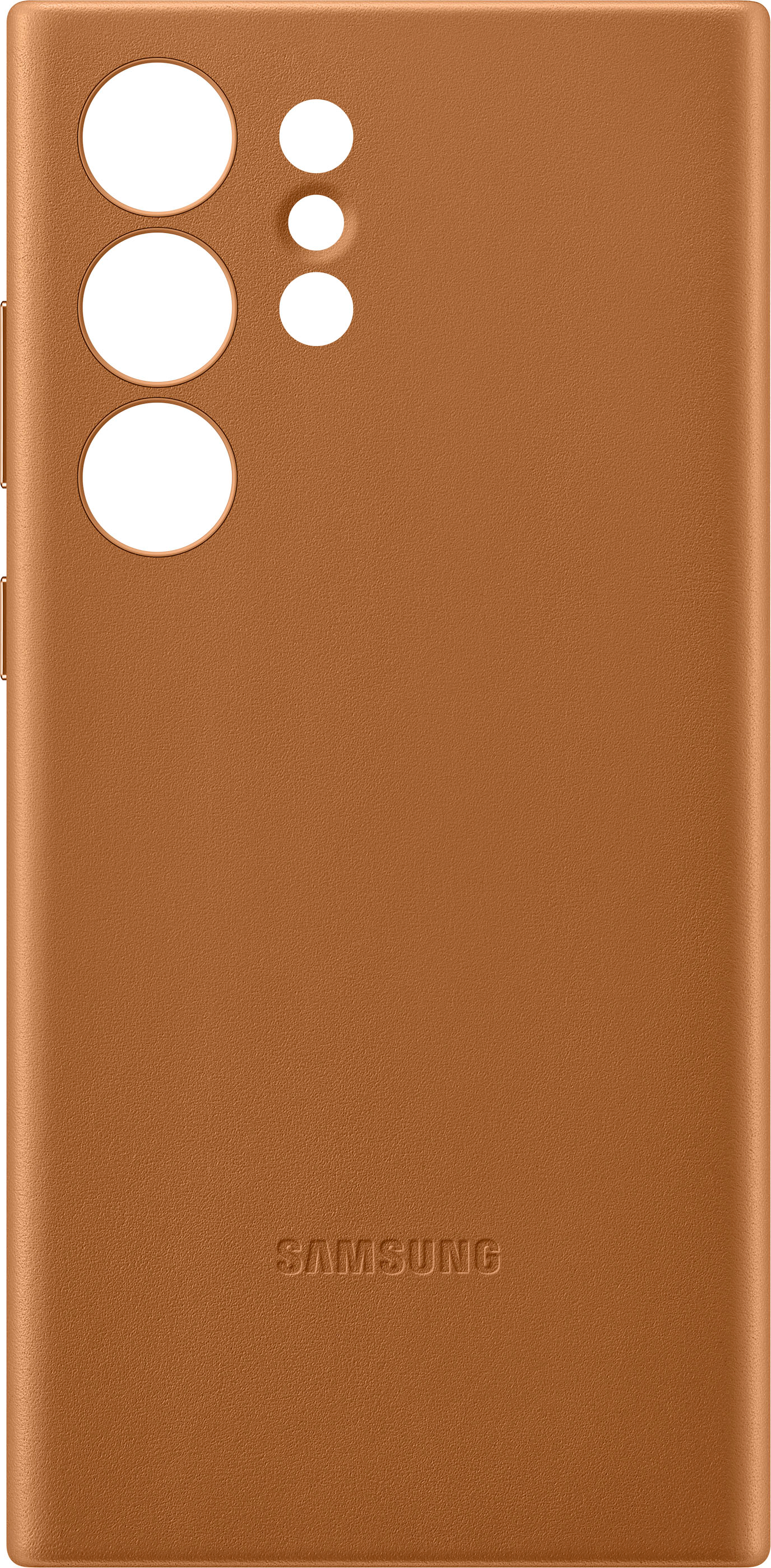 Samsung - Galaxy S23 Ultra Leather Case - Camel