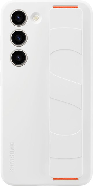 Samsung Galaxy S23 Ultra Silicone Grip Case White EF-GS918TWEGUS - Best Buy