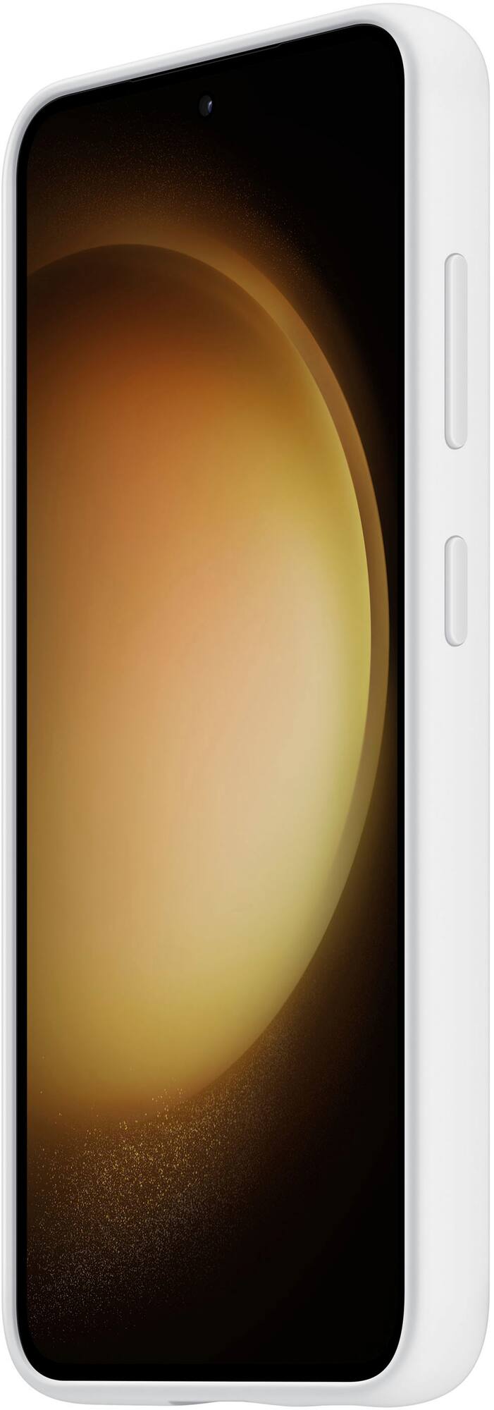 Zoom in on Alt View Zoom 13. Samsung - Galaxy S23 Silicone Grip Case - White.