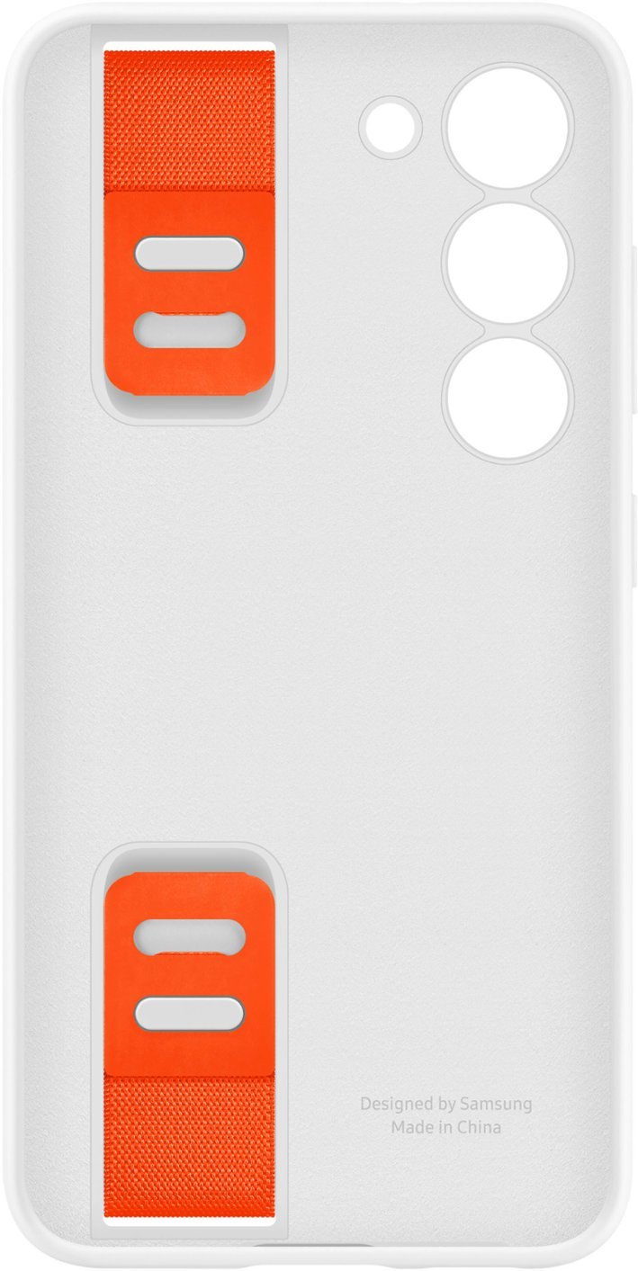 Zoom in on Alt View Zoom 15. Samsung - Galaxy S23 Silicone Grip Case - White.