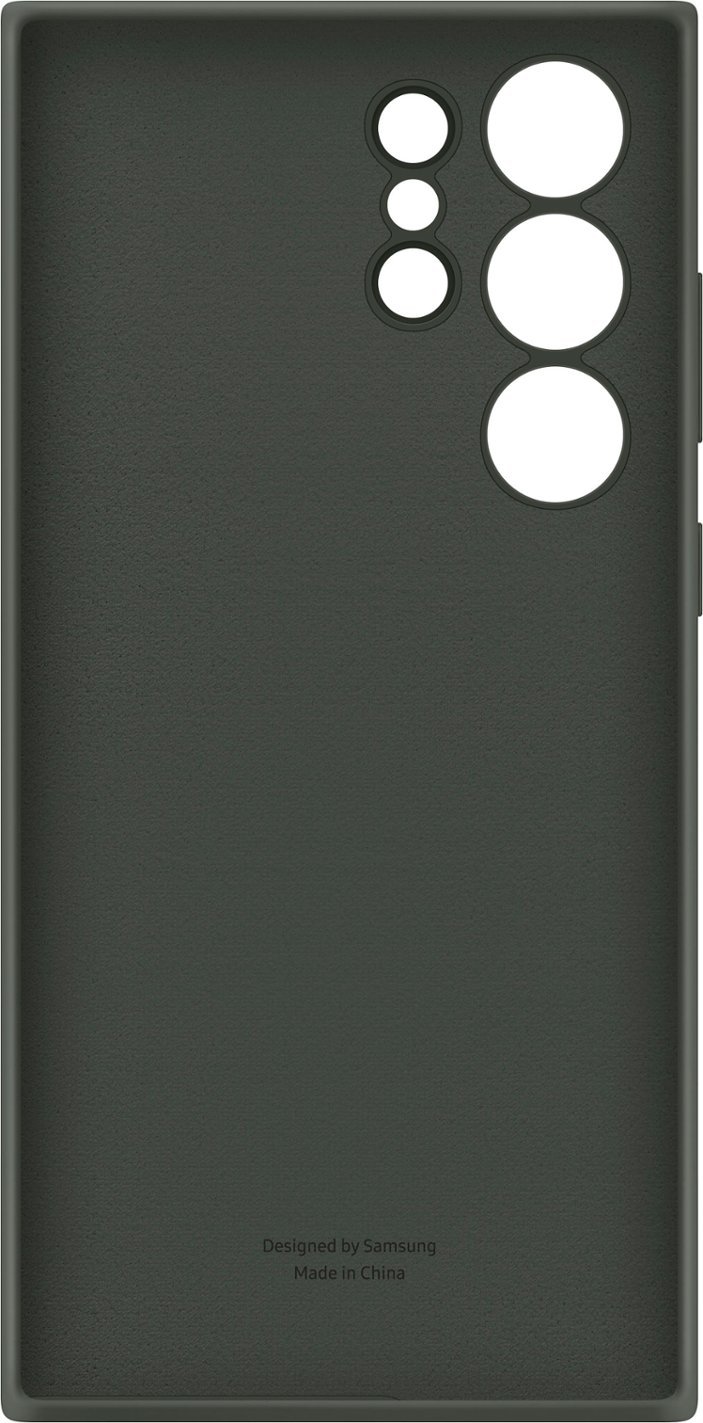 Zoom in on Alt View Zoom 13. Samsung - Galaxy S23 Ultra Silicone Case - Green.