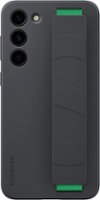 Samsung - Galaxy S23+ Silicone Grip Case - Black - Front_Zoom