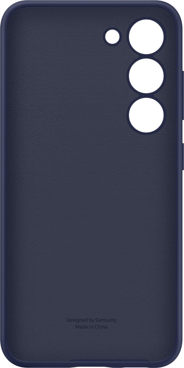 Zoom in on Alt View Zoom 13. Samsung - Galaxy S23 Silicone Case - Navy.
