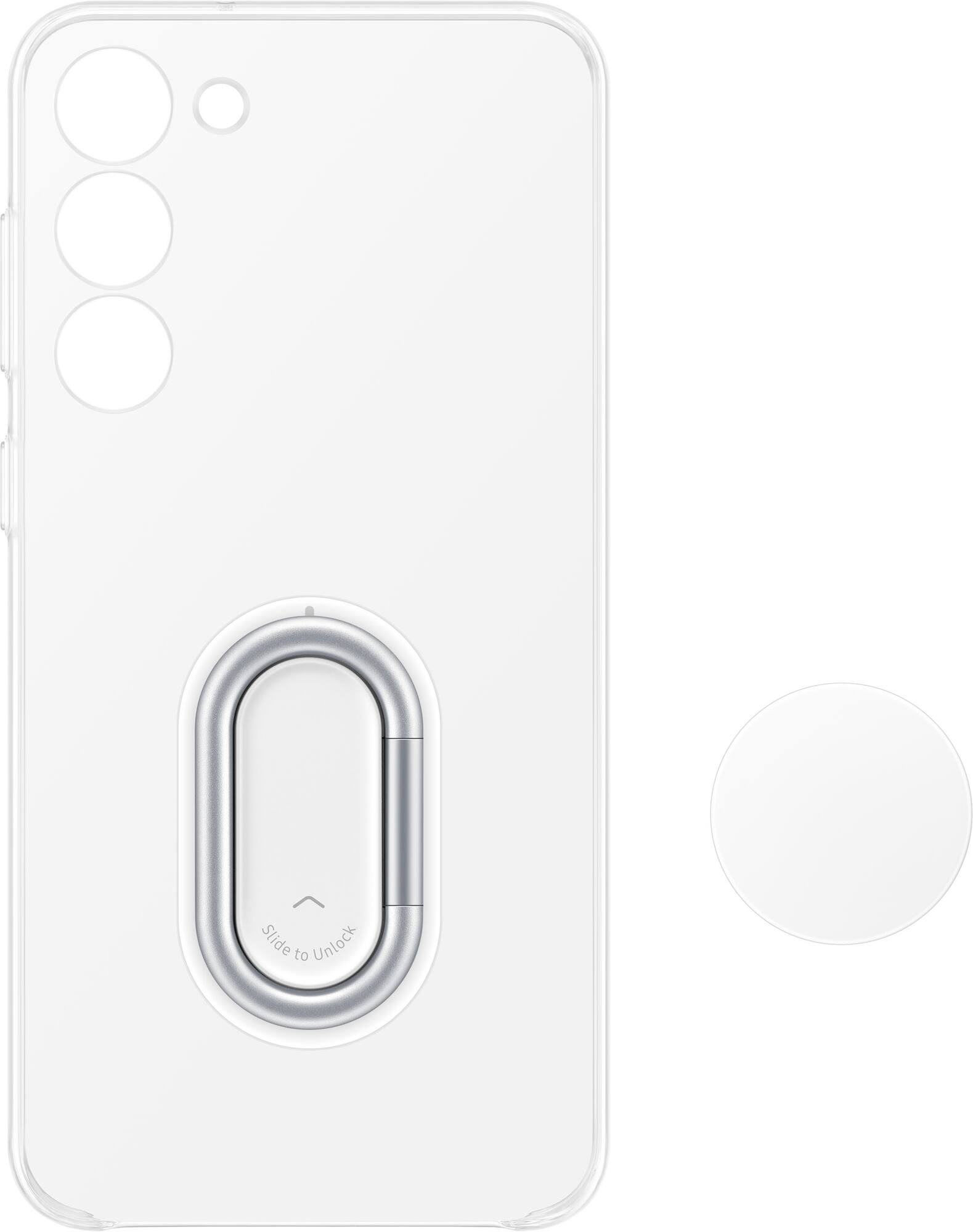 Zoom in on Alt View Zoom 14. Samsung - Galaxy S23+ Gadget Case - Clear.