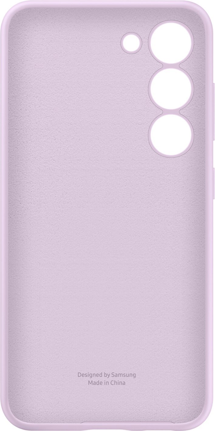 Zoom in on Alt View Zoom 12. Samsung - Galaxy S23 Silicone Case - Lavender.