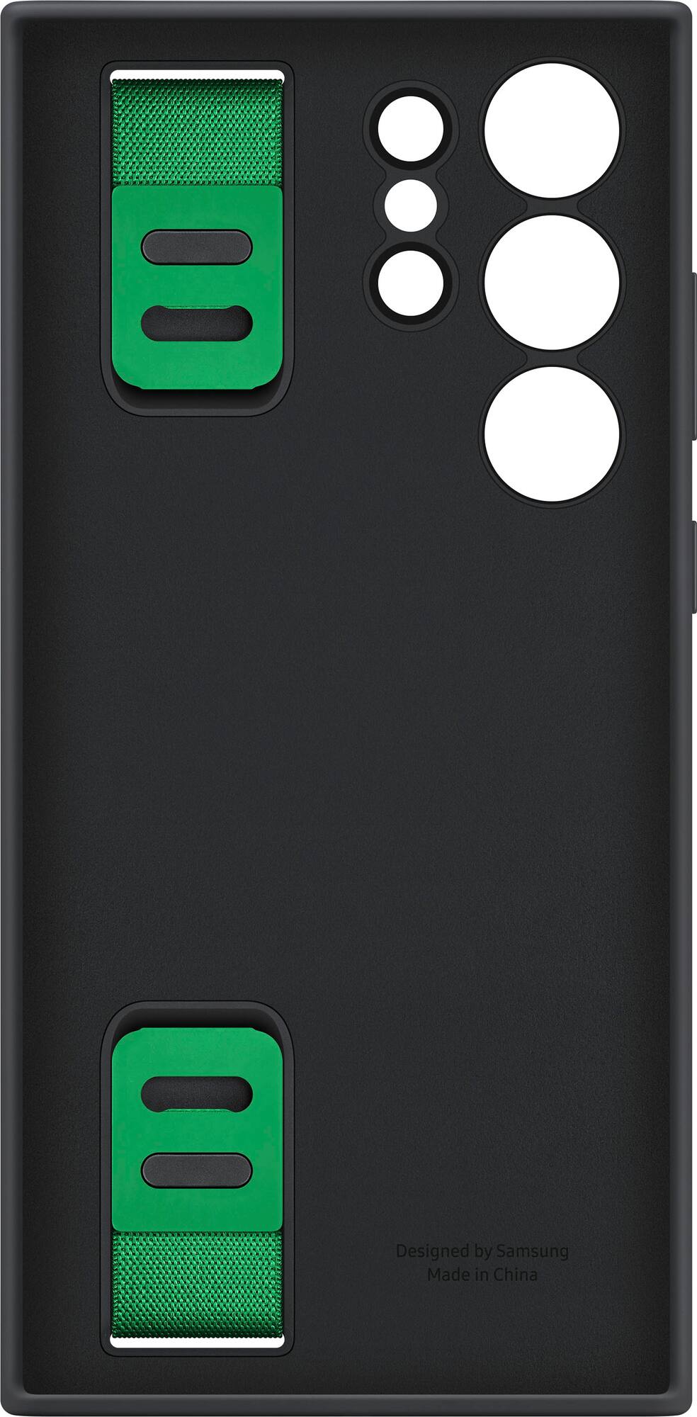 Zoom in on Alt View Zoom 13. Samsung - Galaxy S23 Ultra Silicone Grip Case - Black.