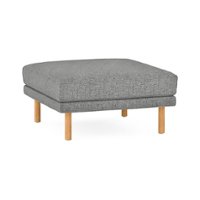 Burrow - Modern Field Ottoman - Carbon - Front_Zoom