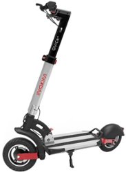 INOKIM - Quick4 Super Scooter w/45 miles Max Operating Range & 25 mph Max Speed - Silver - Front_Zoom
