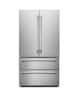 Front. Thor Kitchen - 22.5 Cu. Ft. Professional French Door Counter Depth Refrigerator with Ice Maker - Stainless Steel.