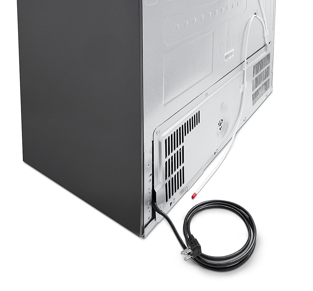 Alt View 13. Thor Kitchen - 22.5 Cu. Ft. Professional French Door Counter Depth Refrigerator with Ice Maker - Stainless Steel.