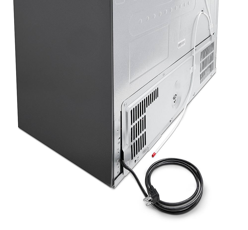 Alt View 13. Thor Kitchen - 22.5 Cu. Ft. Professional French Door Counter Depth Refrigerator with Ice Maker - Stainless Steel.