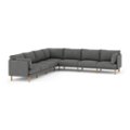 Front Zoom. Burrow - Modern Field 7-Seat Sectional - Carbon.