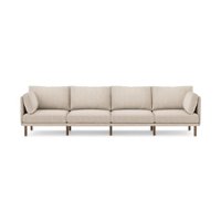 Burrow - Modern Field 4-Seat Sofa - Oatmeal - Front_Zoom