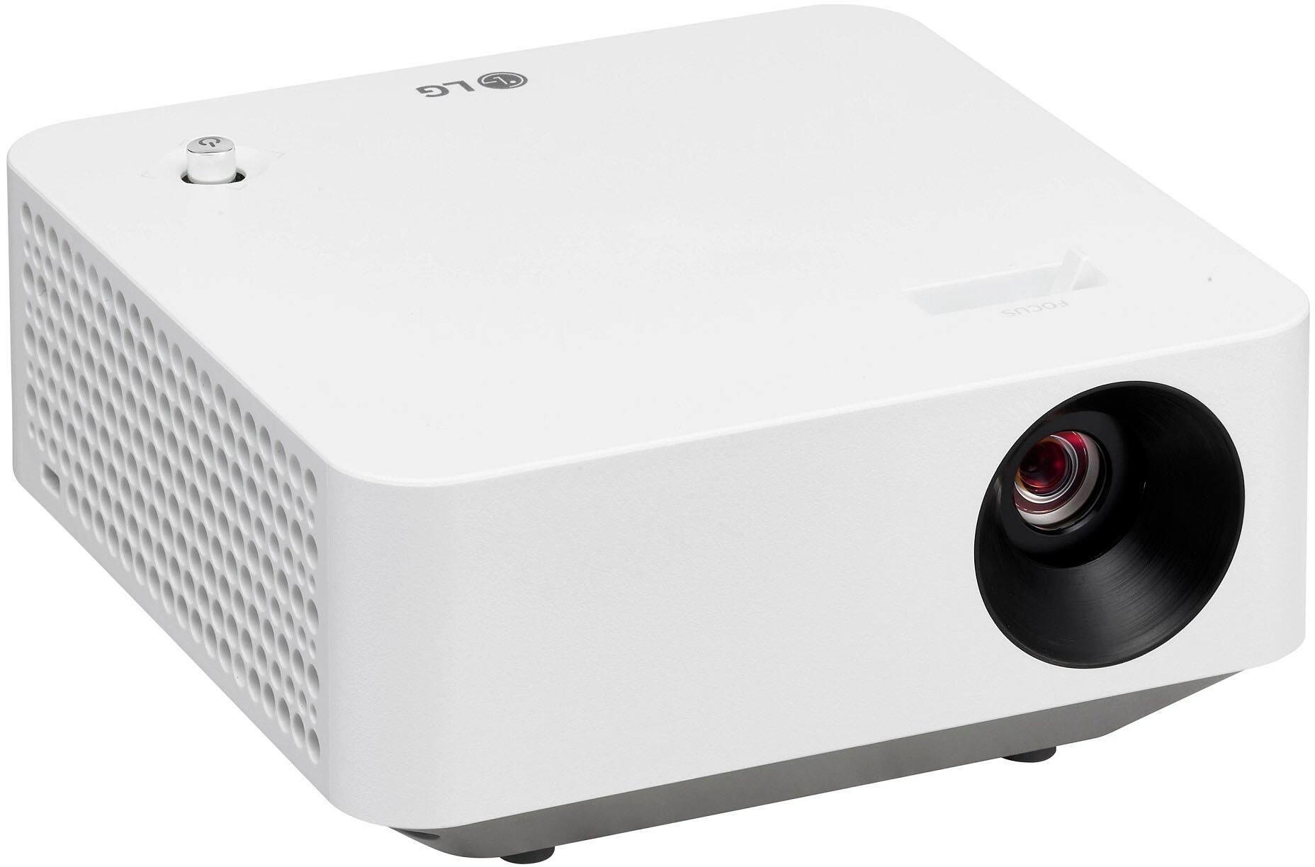 Angle. LG - CineBeam PF510Q Full HD 1080p Wireless Smart DLP Portable Projector with High Dynamic Range - White.