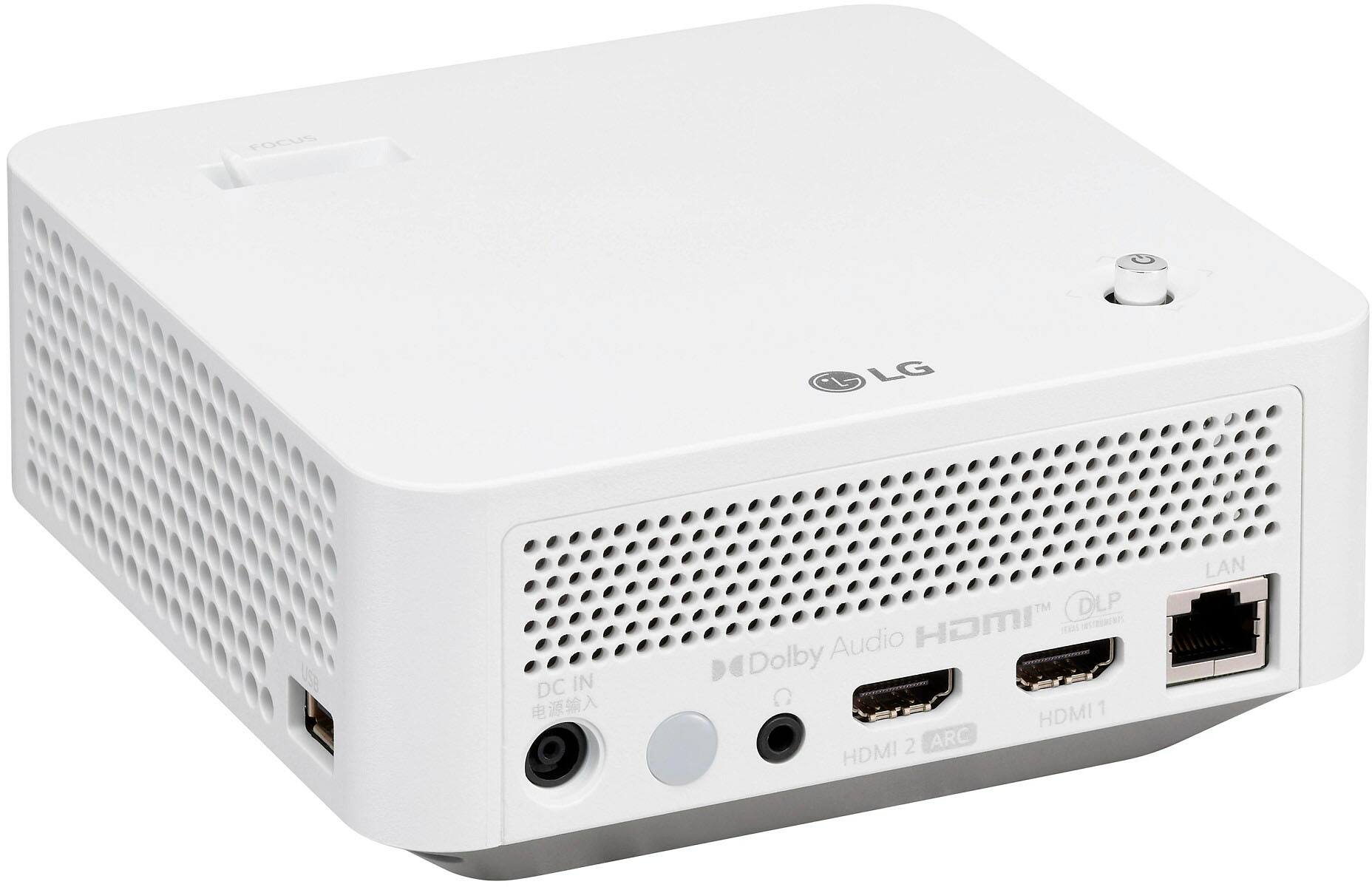 Alt View 15. LG - CineBeam PF510Q Full HD 1080p Wireless Smart DLP Portable Projector with High Dynamic Range - White.