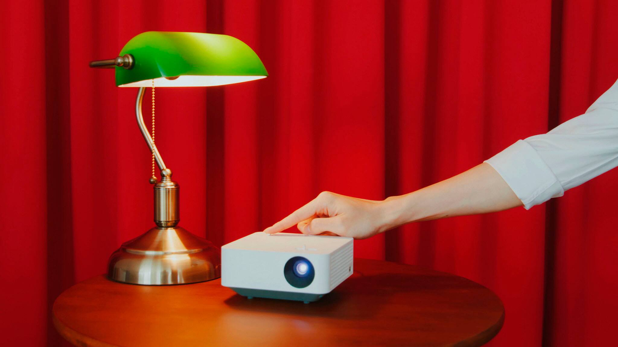 Alt View 19. LG - CineBeam PF510Q Full HD 1080p Wireless Smart DLP Portable Projector with High Dynamic Range - White.