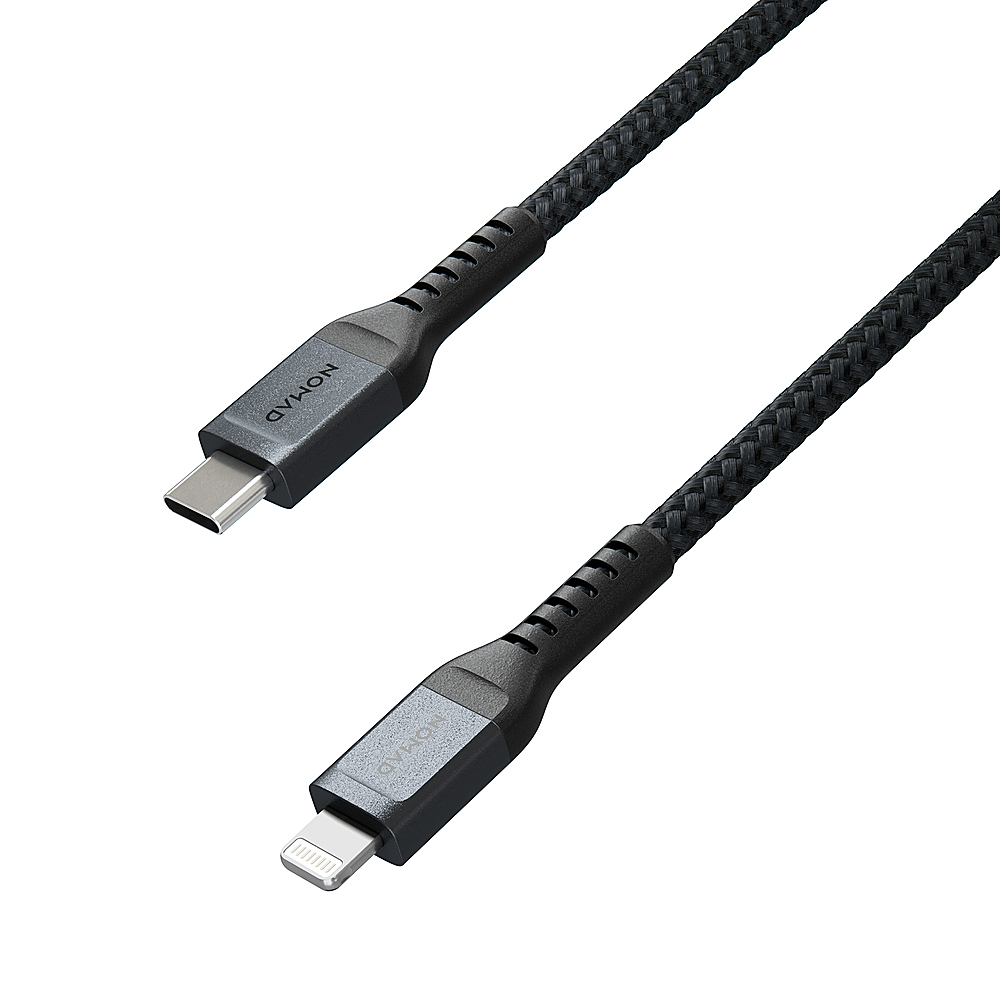 Meesterschap Downtown Isoleren Best Buy: Nomad 0 3.0M USB-C to Lightning Charge-and-Sync Cable Black  29673VRP