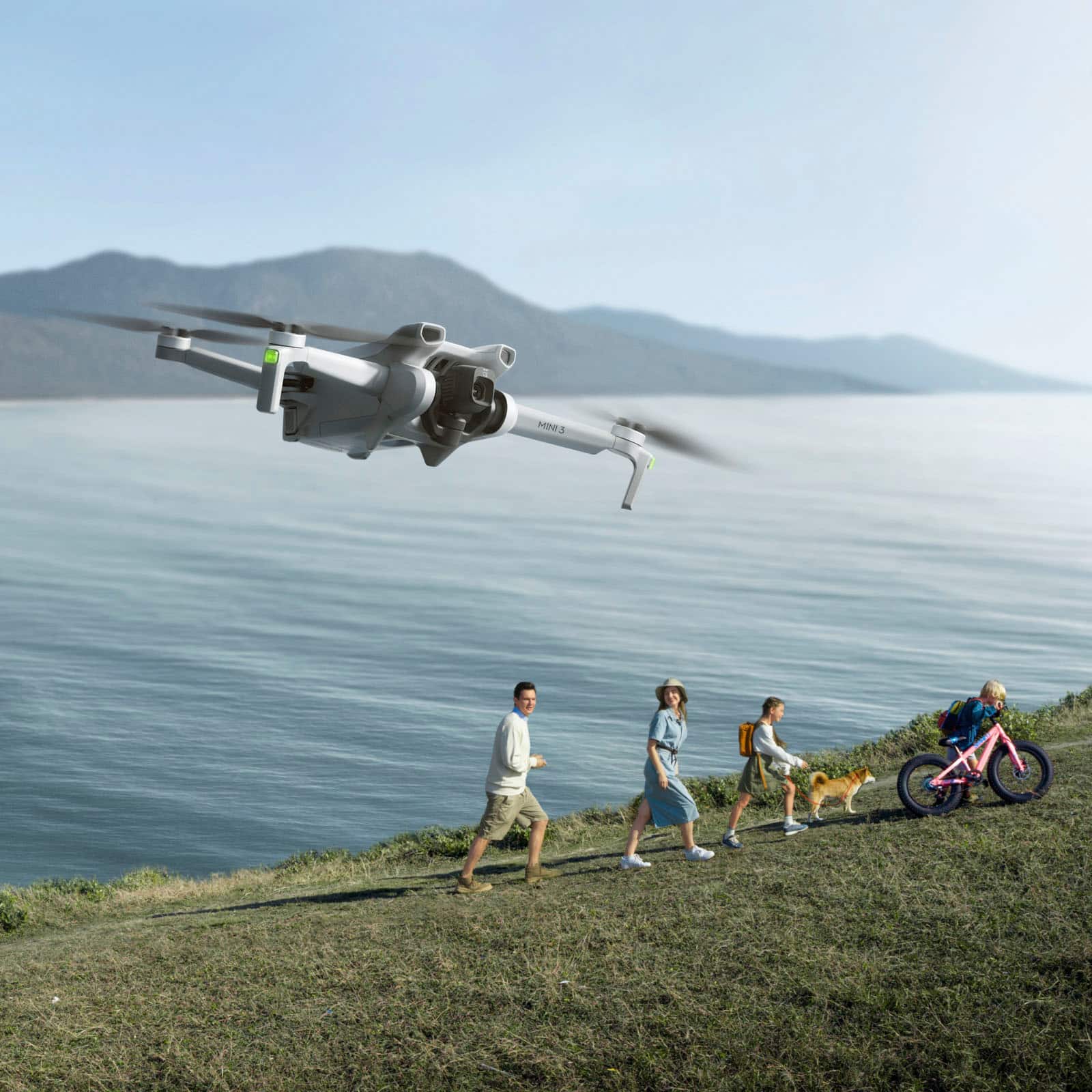 Alt View 18. DJI - Geek Squad Certified Refurbished Mini 3 Drone with Remote Controller with a Screen - Gray.