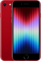 Apple - Pre-Owned iPhone SE 2022 5G (3rd Gen) 64GB (Unlocked) - Red - Front_Zoom