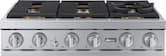 Dacor - 36 in. Wide 6 Burner Built-In Gas Rangetop - Silver Stainless Steel