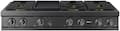 Dacor - 48 in. Wide 6 Burner Built-In Gas Rangetop withGriddle - Graphite Steel