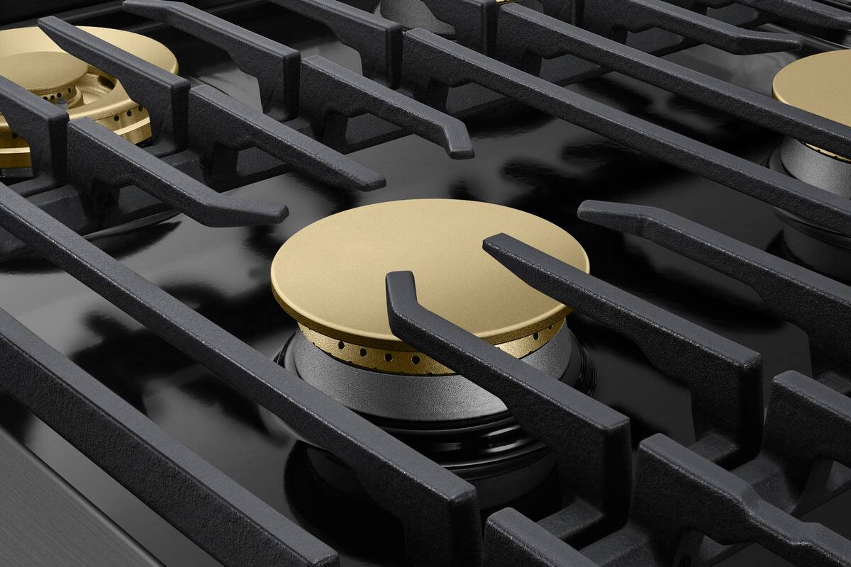 Alt View 16. Dacor - Transitional 48" Built-In Gas Rangetop with 6 Burners and Griddle - Graphite Steel.