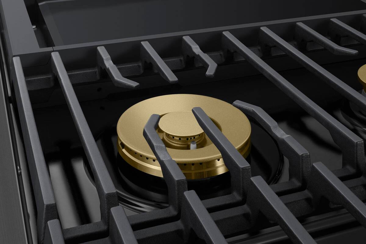 Alt View 17. Dacor - Transitional 48" Built-In Gas Rangetop with 6 Burners and Griddle - Graphite Steel.