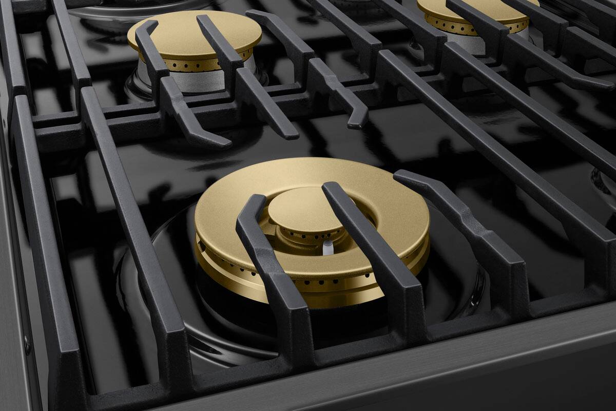 Alt View 17. Dacor - Transitional 36" Built-In Gas Rangetop with 6 Burners - Graphite Steel.