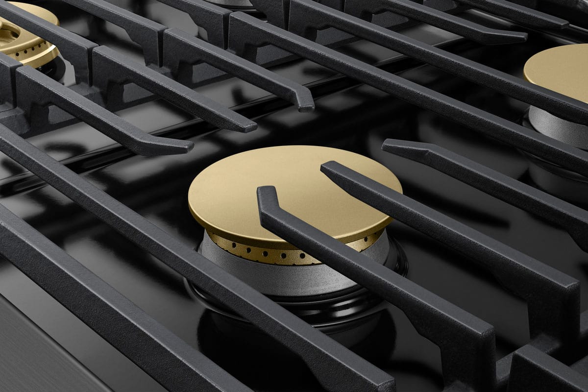 Alt View 16. Dacor - Transitional 48" Built-In Gas Rangetop with 6 Burners - Graphite Steel.