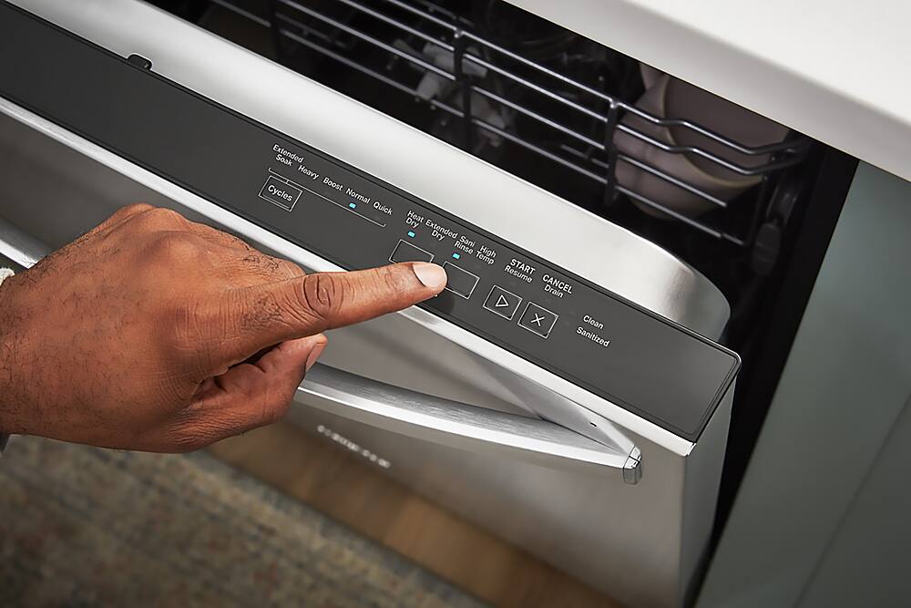 Alt View 18. Whirlpool - Top Control Built-In Dishwasher with Boost Cycle and 55 dBa - Fingerprint Resistant Stainless Steel.